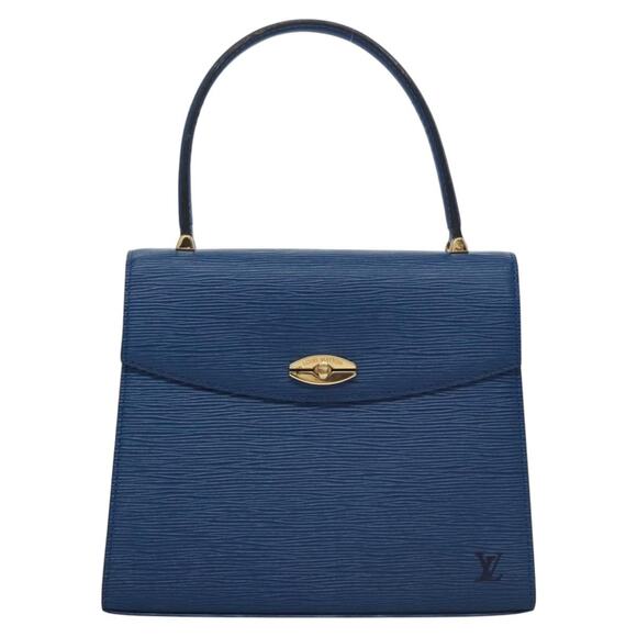 LOUIS VUITTON Epi Malesherbes Hand Bag Blue M52375 - Picture 13 of 16